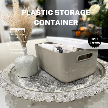 Large Storage Container With Lid