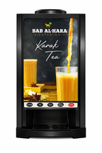 Dual Flavor Karak Tea & Coffee Pre-Mix Vending Machine | Compact 2-Canister Hot Beverage Dispenser