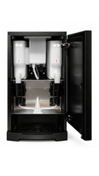 Dual Flavor Karak Tea & Coffee Pre-Mix Vending Machine | Compact 2-Canister Hot Beverage Dispenser