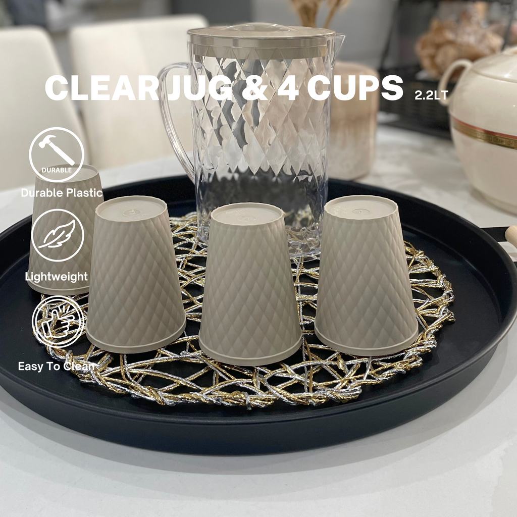 5 Piece Jug Set (Clear)