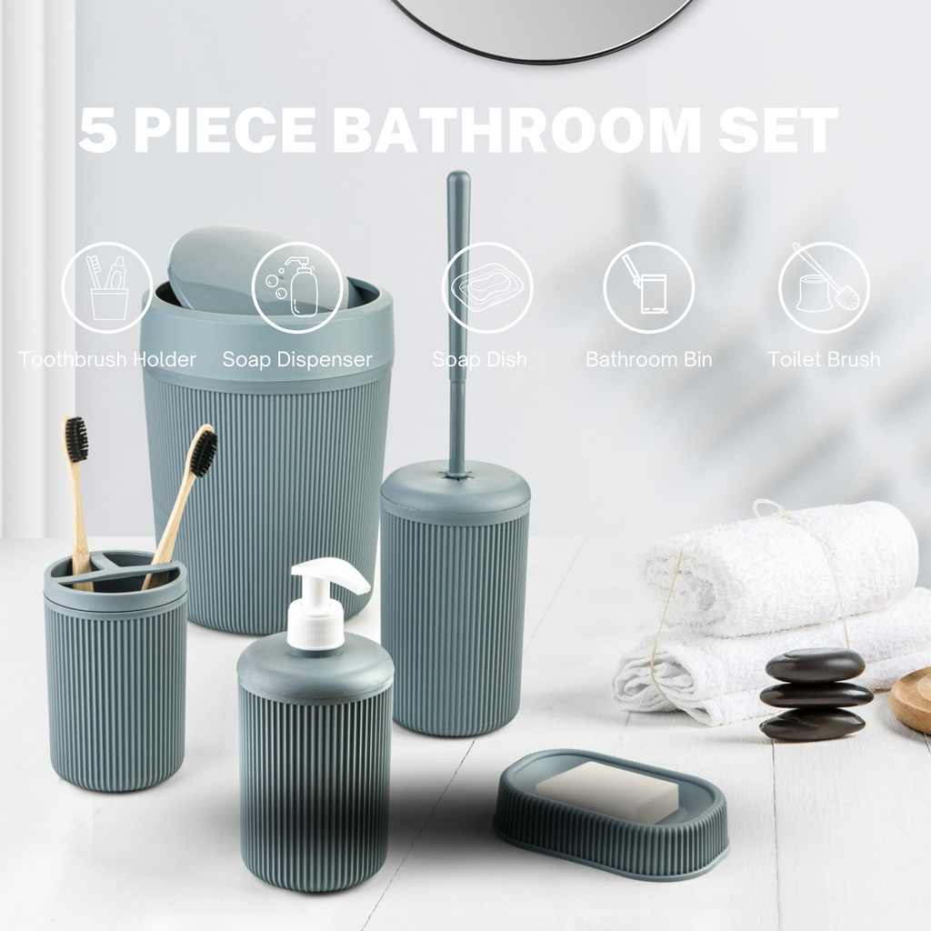 5 Piece Bathroom Set