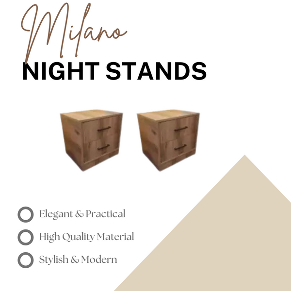 Milano Nightstand Set