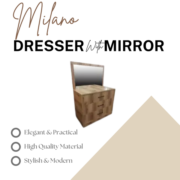 Milano Dresser with Mirror