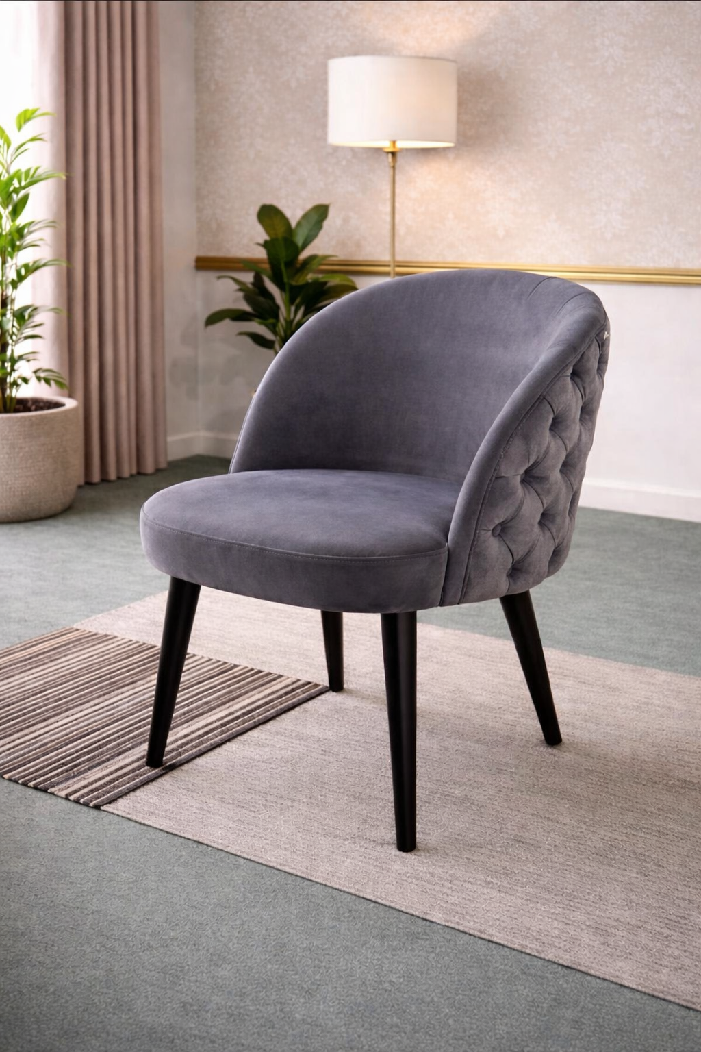 The Verona Velvet Dining Chair
