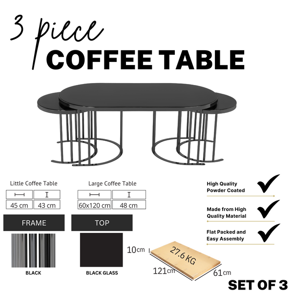 Maysa 3 Piece Table