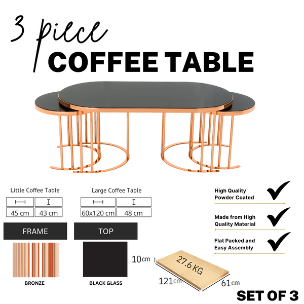 Maysa 3 Piece Table