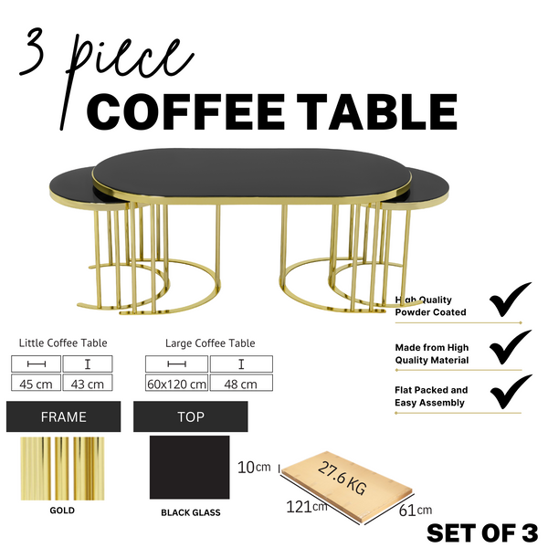 Maysa 3 Piece Table