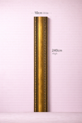 Luxury Gold Decorative Ceiling Coving – 240cm x 10cm Classic Interior Moulding