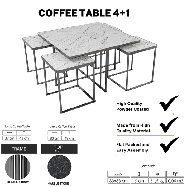 Kai Coffee Table 4 +1