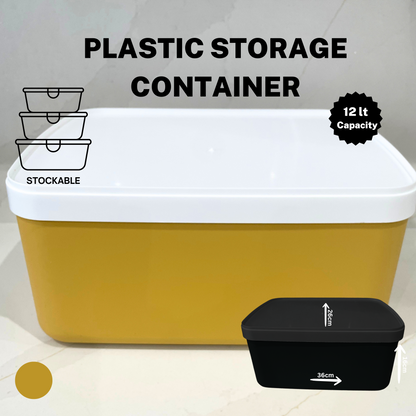 Large Storage Container With Lid