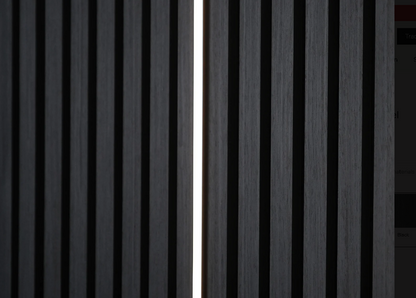black wall panels