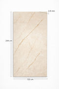 Luxury PVC Marble Wall Panel – Beige Cream Marble Effect