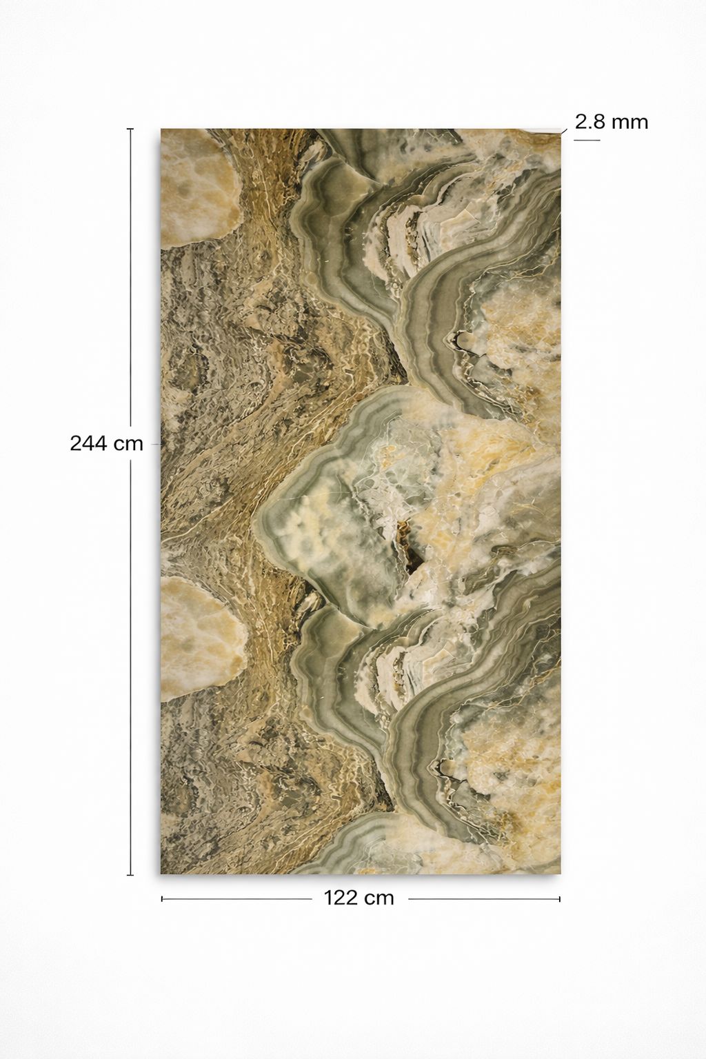 Luxury PVC Marble Wall Panel – Onyx Effect