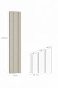 Fluted Wall Panel – Stone Beige