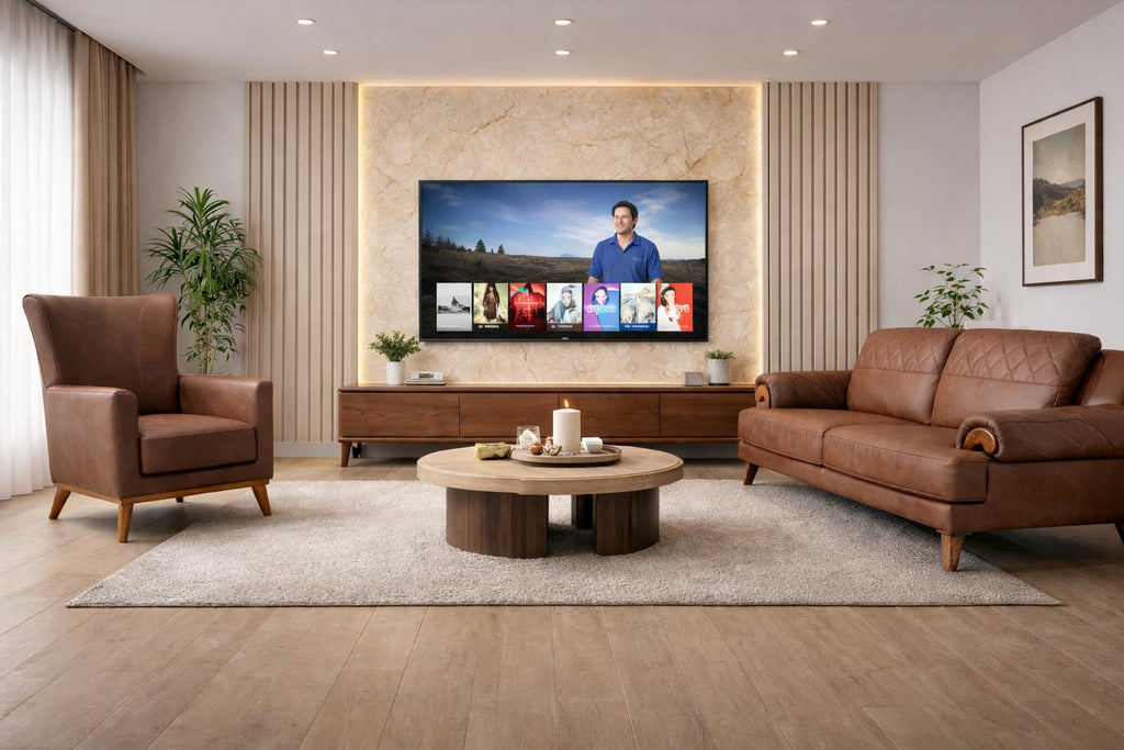 Luxury PVC Marble Wall Panel – Beige Cream Marble Effect