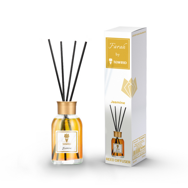 Farah Reed Diffuser By Tawrid (Jasmine) 100 ml